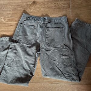 Brandy Melville Olive green Straight Leg painter Pants